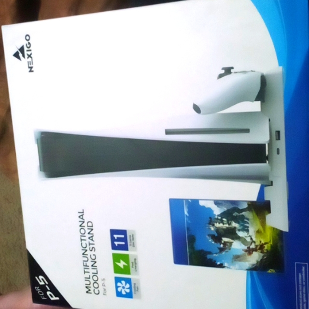 Nexigo Multifunctional Cooling Stand for P-5 console. Color: White